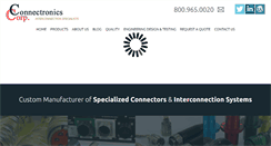 Desktop Screenshot of connectronicscorp.com